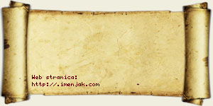 Miljana Borčić vizit kartica